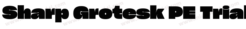 Sharp Grotesk PE Trial Light 24字体转换